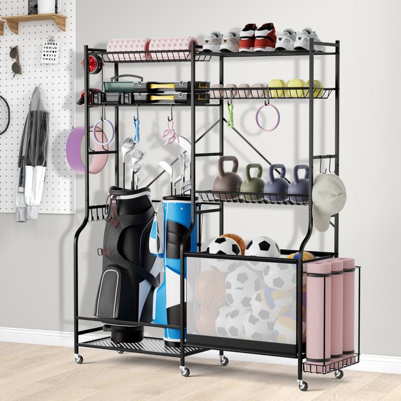 Sports Equipment Organizer - Sports Equipment Organizer for Garage