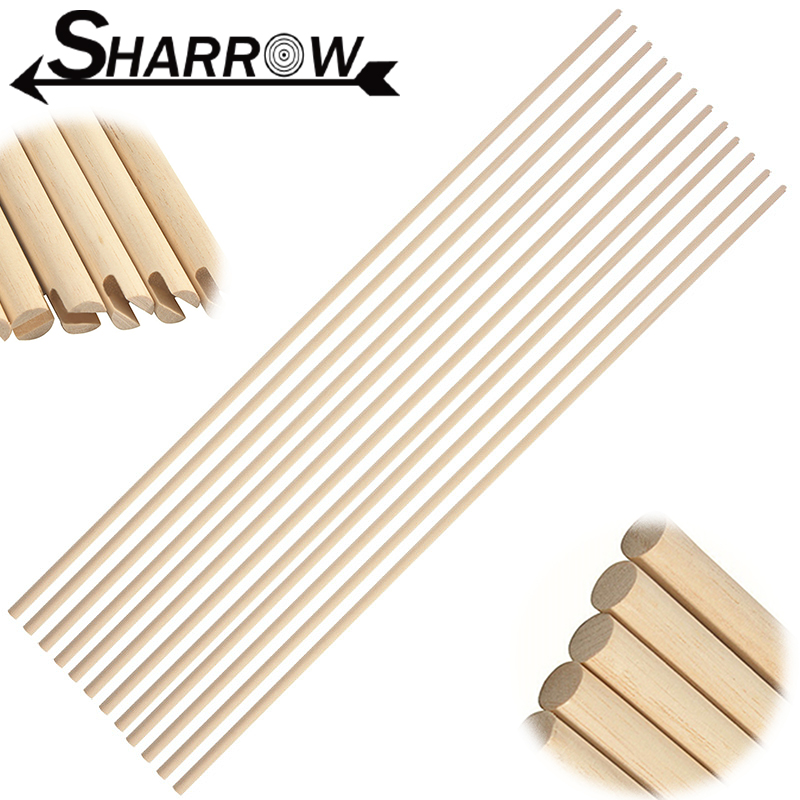 Archery Target Face - 6/12pcs Archery Wood Arrow Shaft 8/8.5/9mm