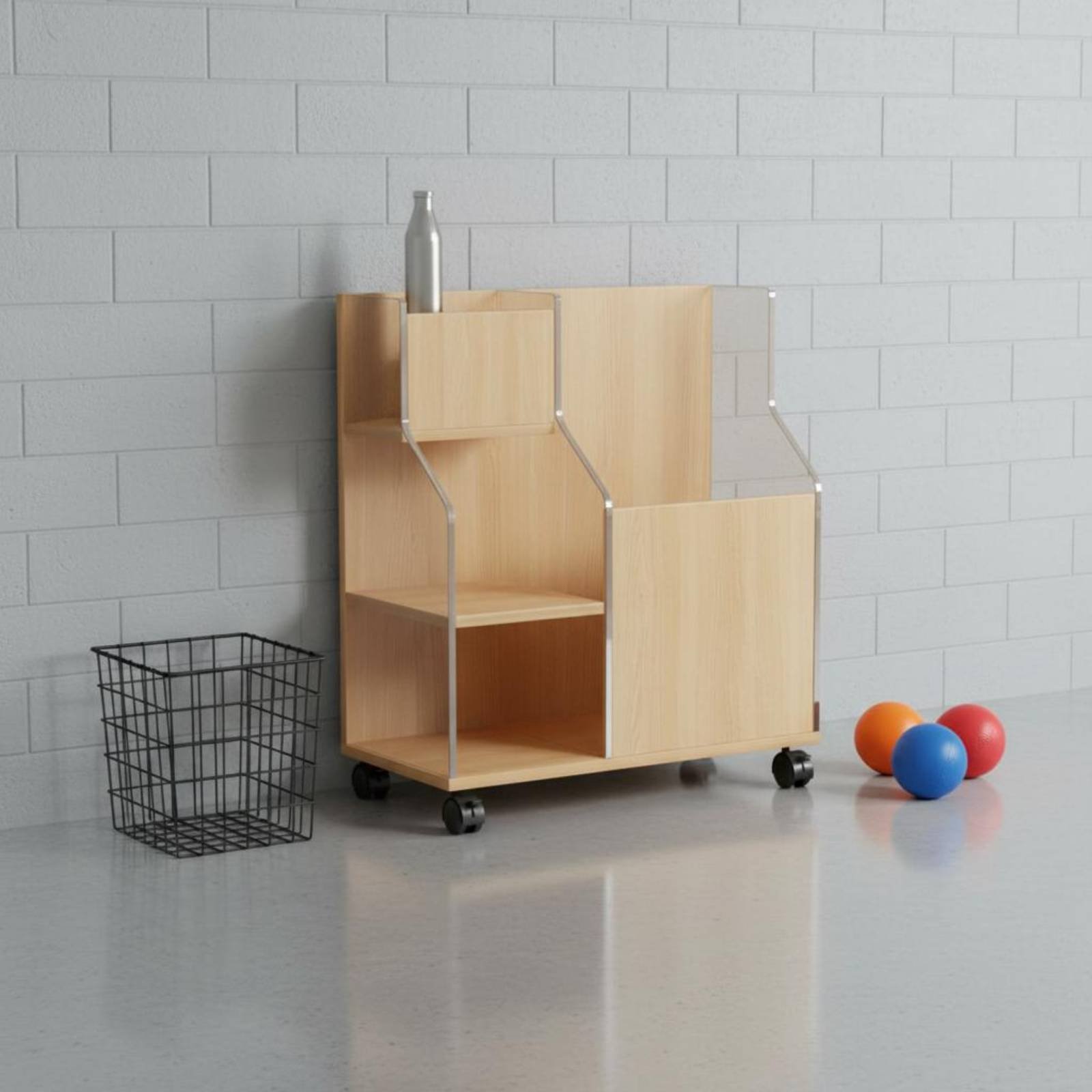 Sports Equipment Holder - Sports Equipment Organizer Space Saving Exercise