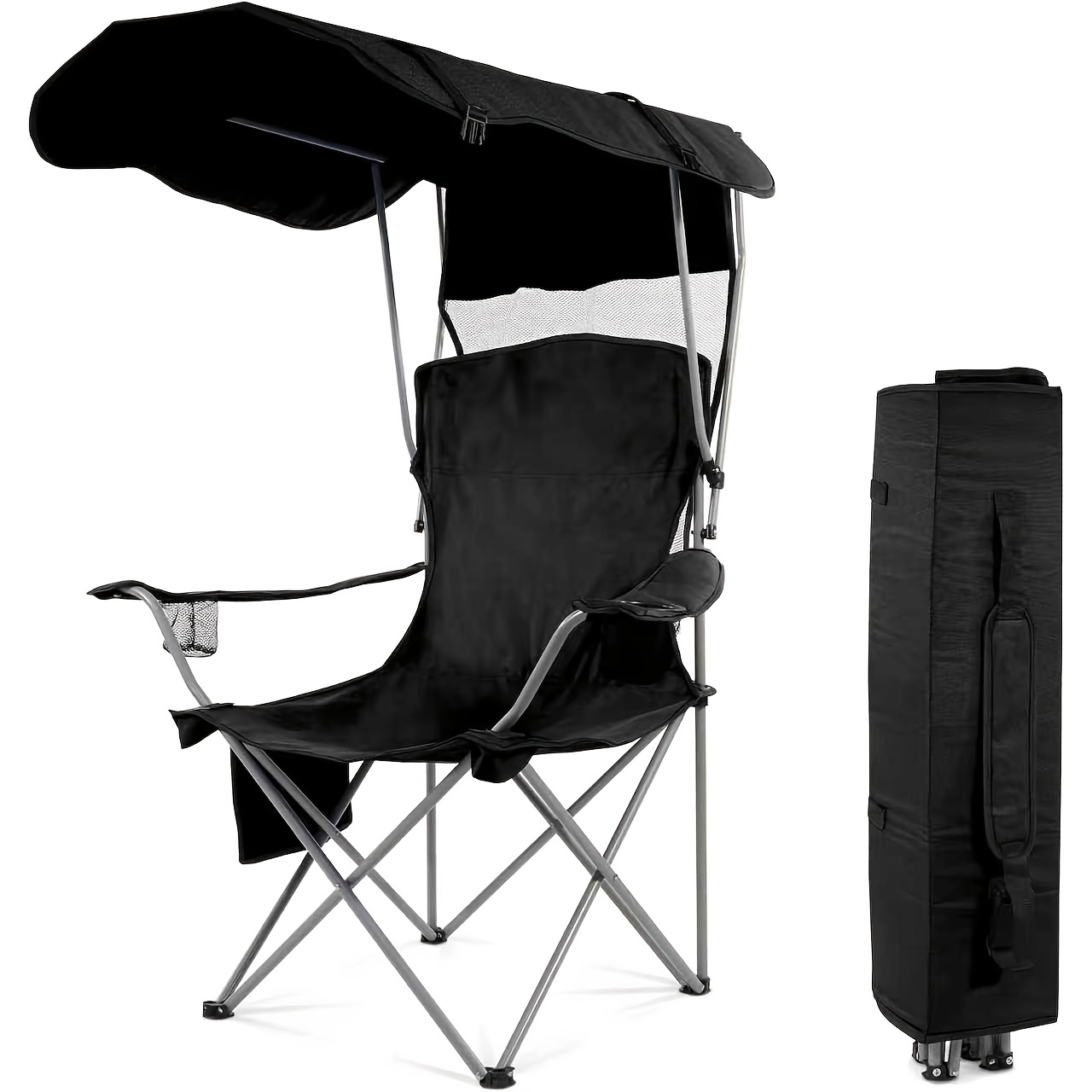 Camping Chairs, with Sunshade  - Sports Equipment Holder 리뷰 및 가격