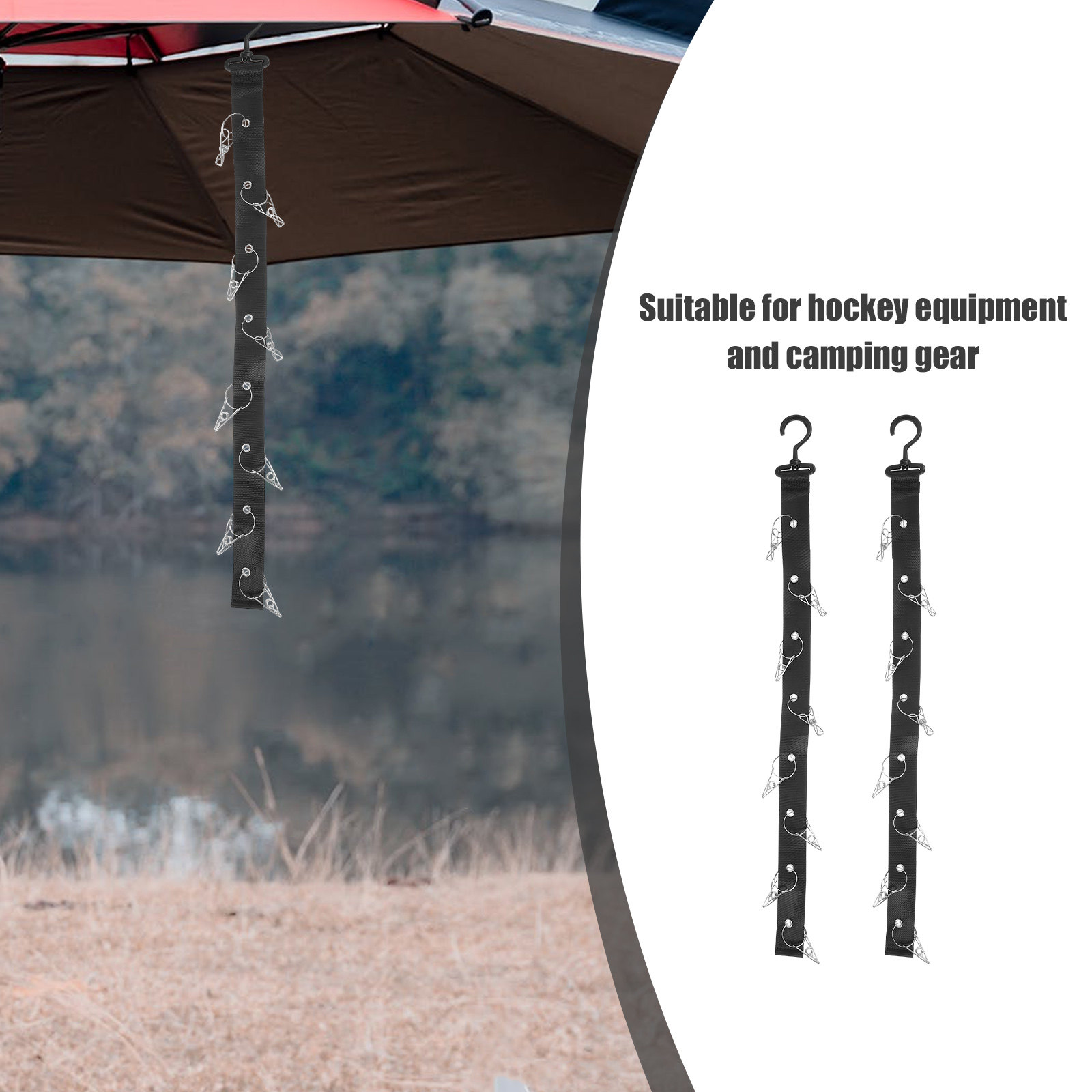 2Pcs Hanging Drying Rack Porta - Sports Equipment Organizer 리뷰 및 가격