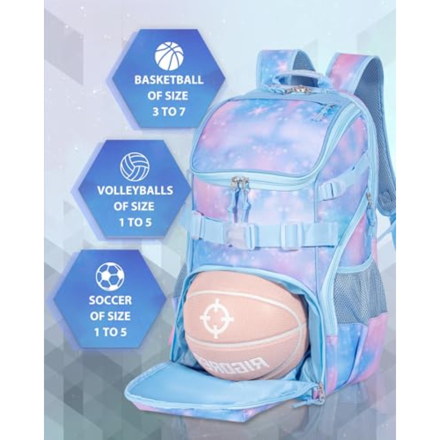 Basketba Backpack Woen Fit Soc - Sports Equipment Us 리뷰 및 가격