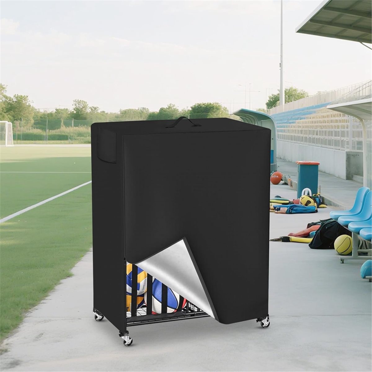 Basketball Rack Cover Garage S - Sports Equipment Organizer 리뷰 및 가격