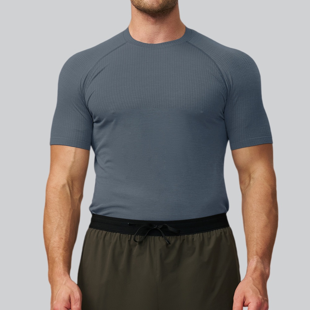 Men's Solid Color Sports T-shi - Sports Equipment Gym 리뷰 및 가격