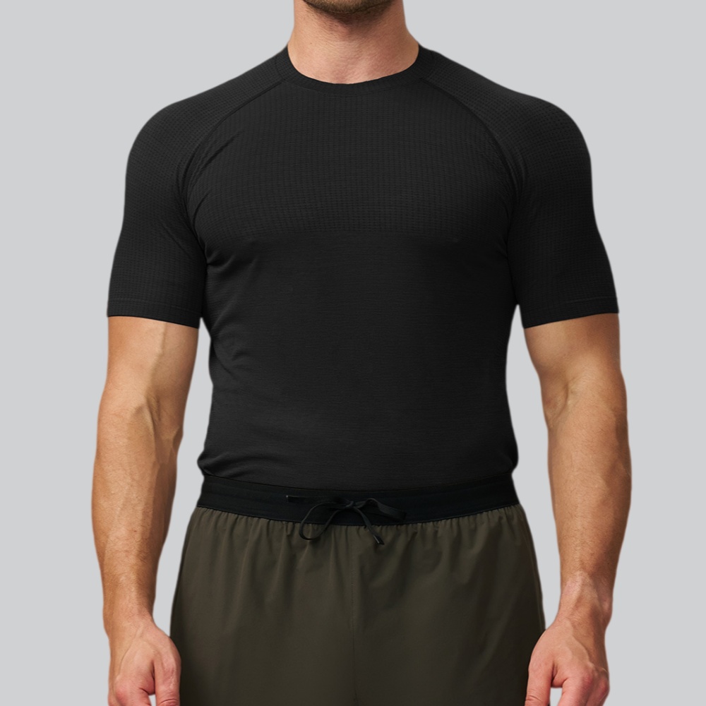 Men's Solid Color Sports T-shi - Sports Equipment Gym 리뷰 및 가격