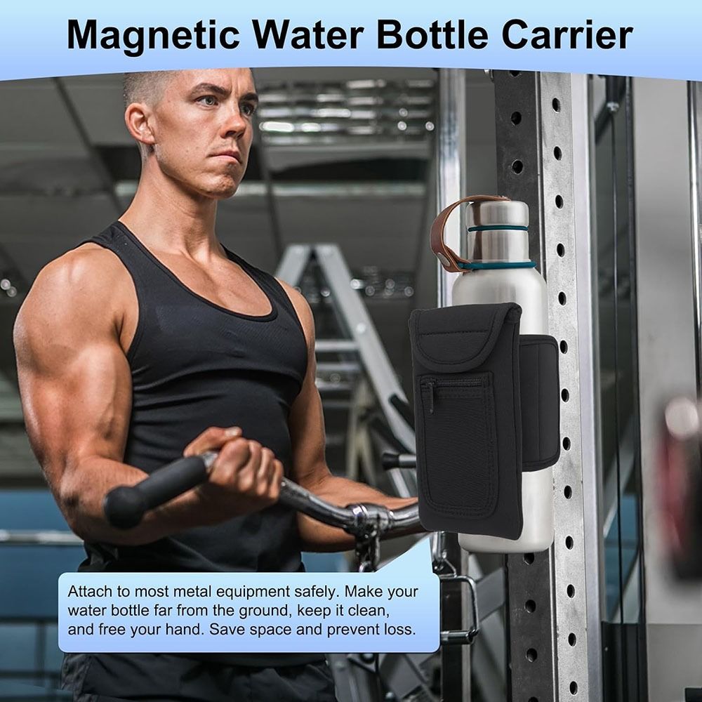 Magnetic Gym Water Bottle Bag  - Sports Equipment Holder 리뷰 및 가격