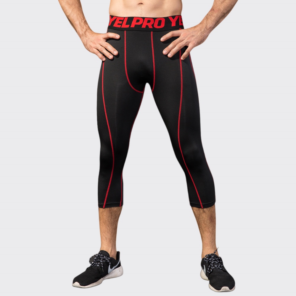 Men Compression Fitness Leggin - Sports Equipment Gym 리뷰 및 가격