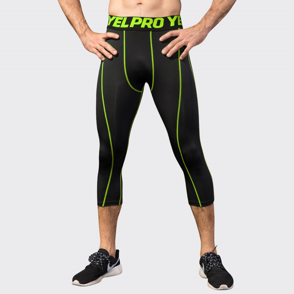Men Compression Fitness Leggin - Sports Equipment Gym 리뷰 및 가격