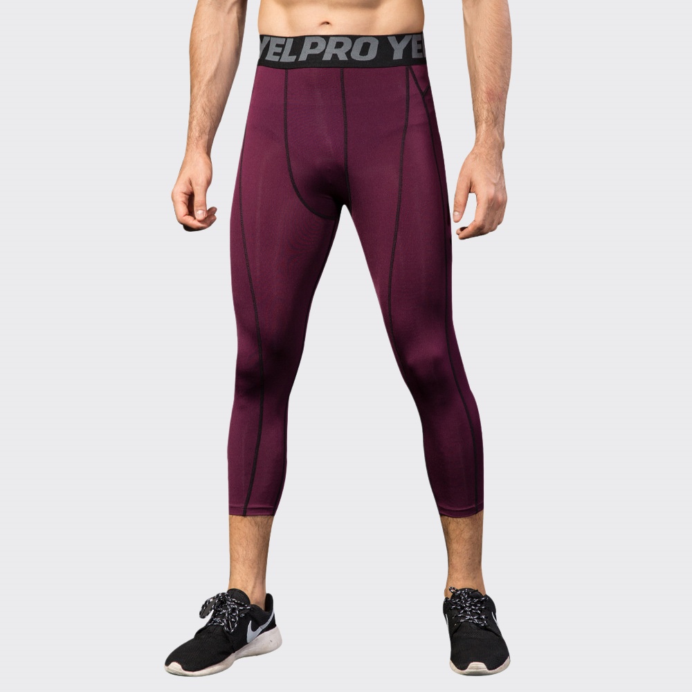 Men Compression Fitness Leggin - Sports Equipment Gym 리뷰 및 가격