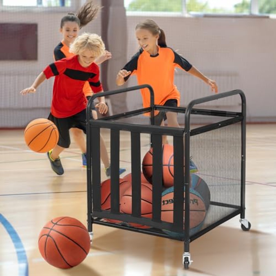 Rolling Sports Ball Storage Ca - Sports Equipment Holder 리뷰 및 가격