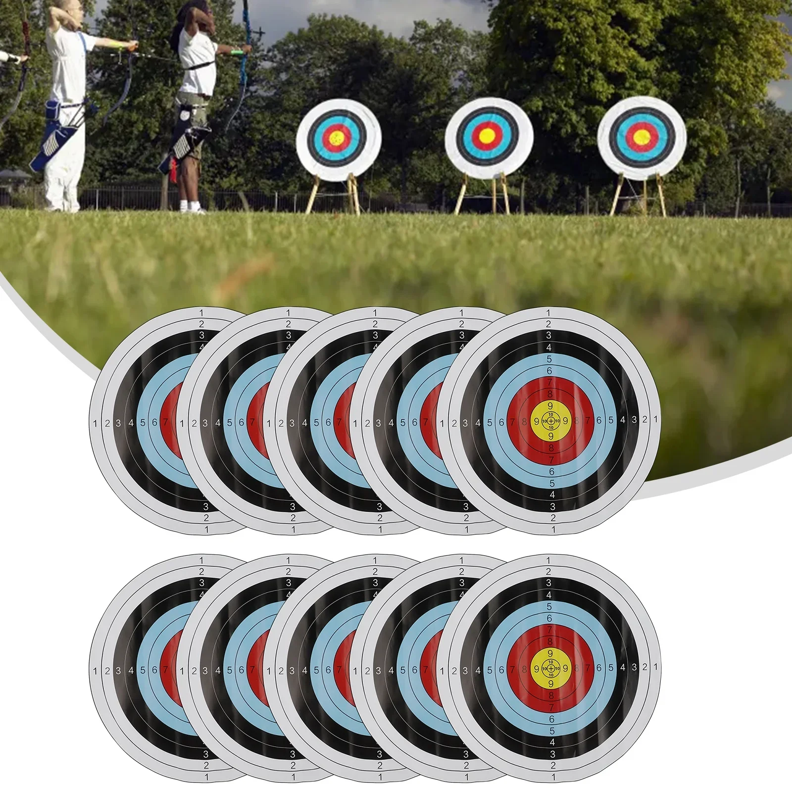10pc 40x40cm Archery Targets P - Archery Target Face 리뷰 및 가격