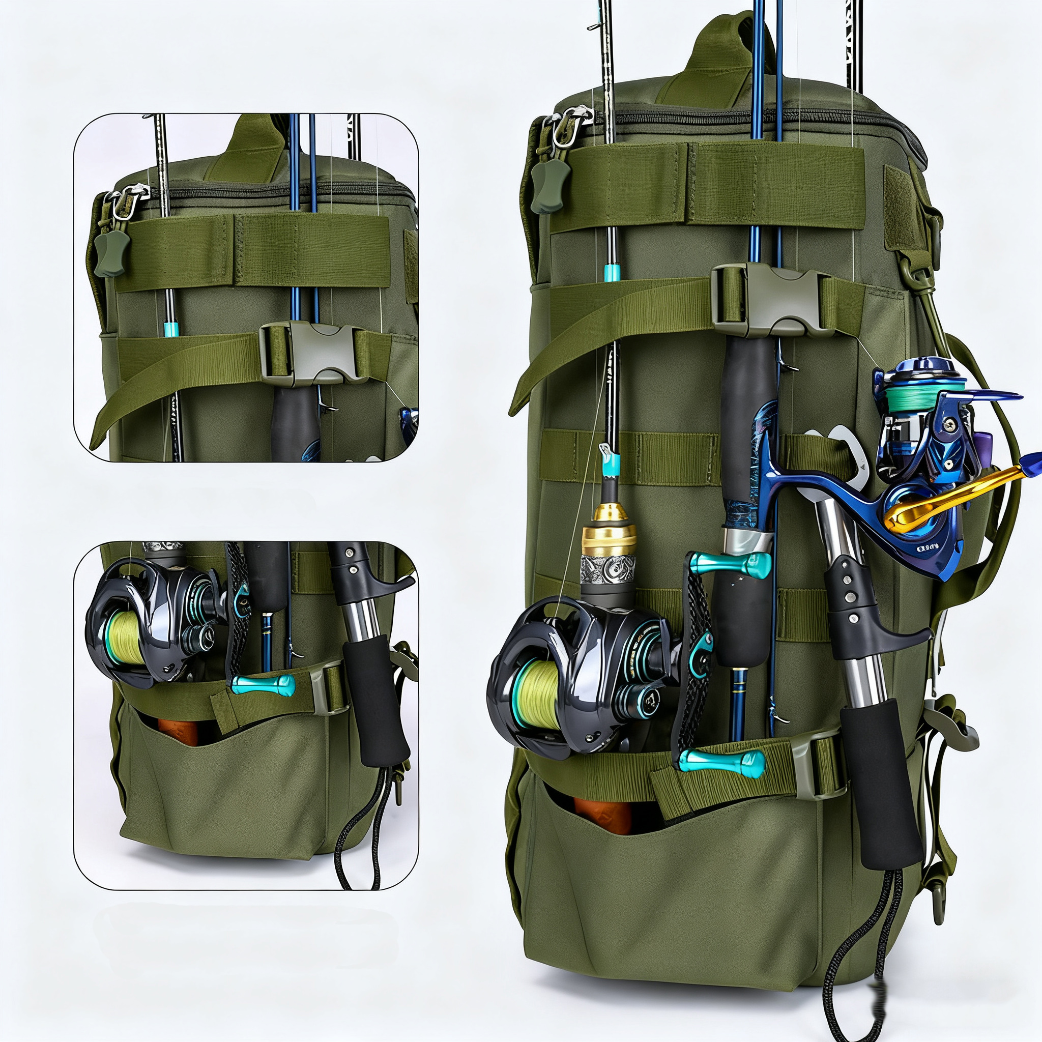 Multifunctional Fishing Backpa - Sports Equipment Holder 리뷰 및 가격