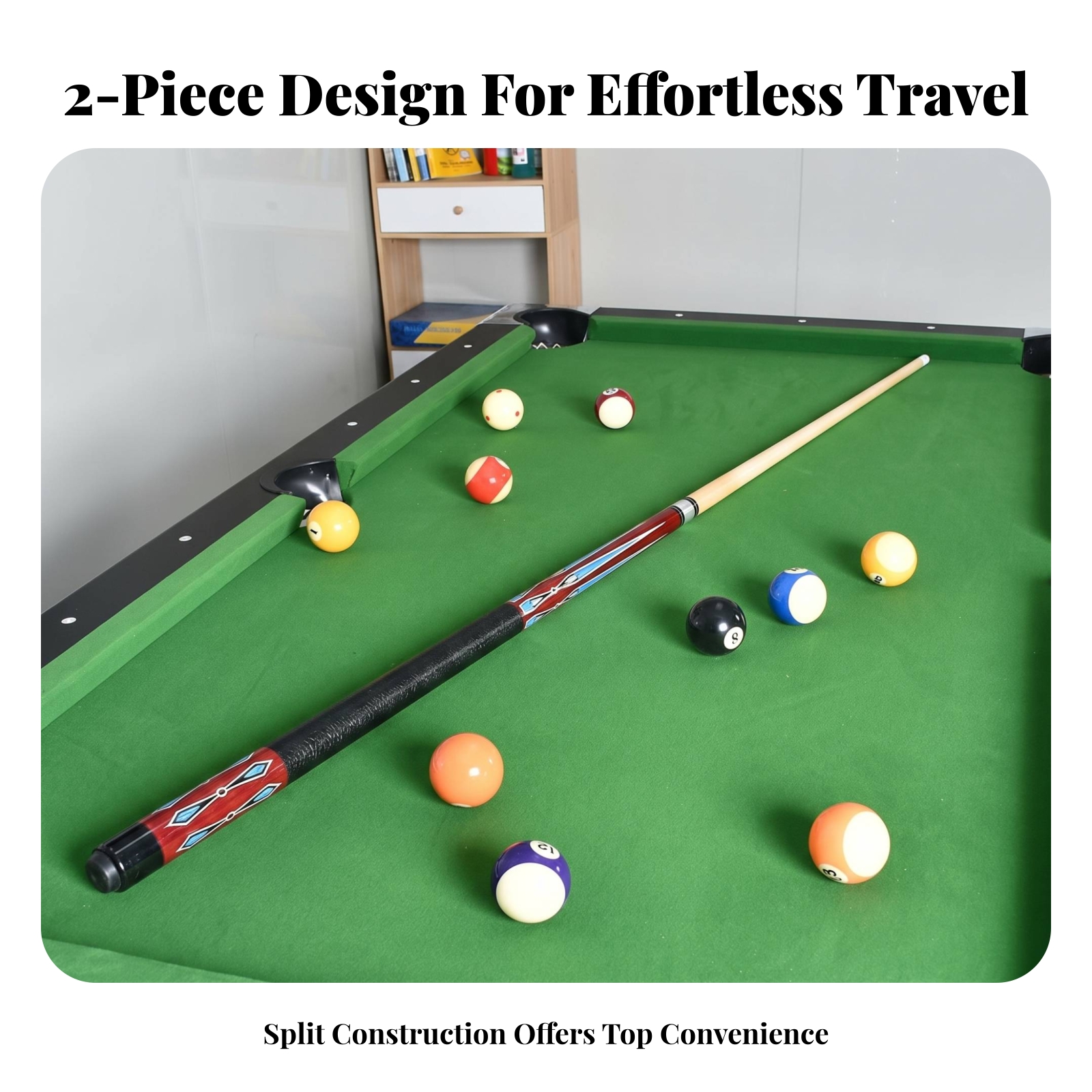 Two-Piece Pool Cue 12.5 Mm Tip - Sports Equipment Us 리뷰 및 가격
