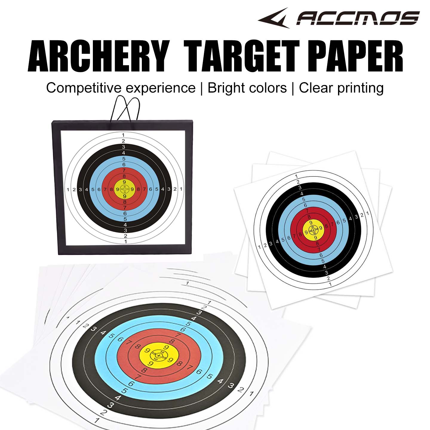 Archery Target Paper 40cm 60cm - Archery Target Face 리뷰 및 가격
