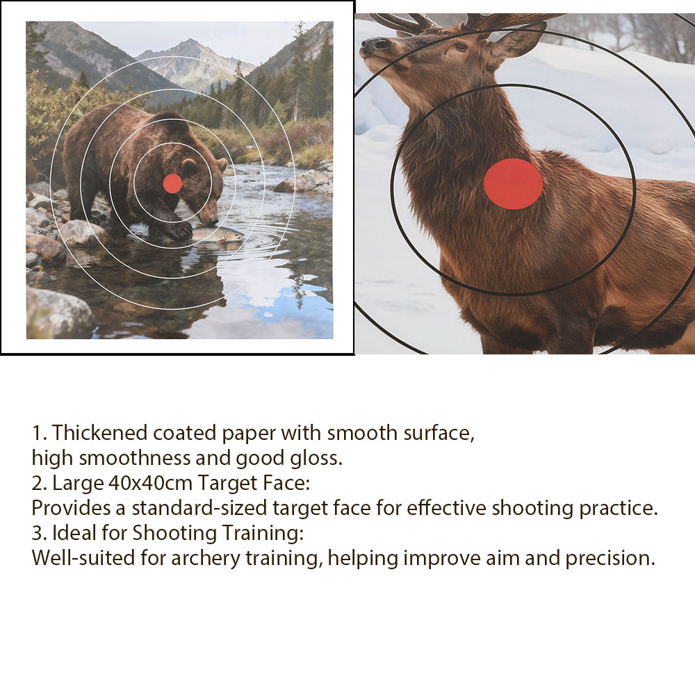 40x40cm Shooting Target Paper  - Archery Target Face 리뷰 및 가격