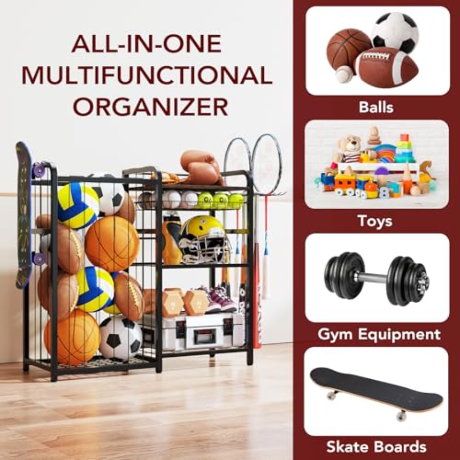 Garage Sports Equipment Organi - Sports Equipment Organizer 리뷰 및 가격