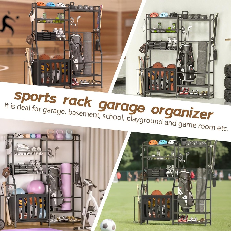 Garage Sports Equipment Organi - Sports Equipment Holder 리뷰 및 가격