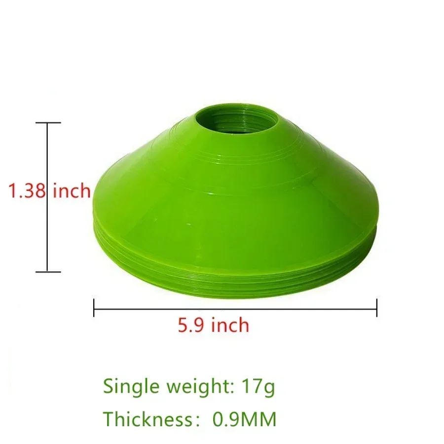 10Pcs Soccer Cones Disc Footba - Sports Equipment Holder 리뷰 및 가격