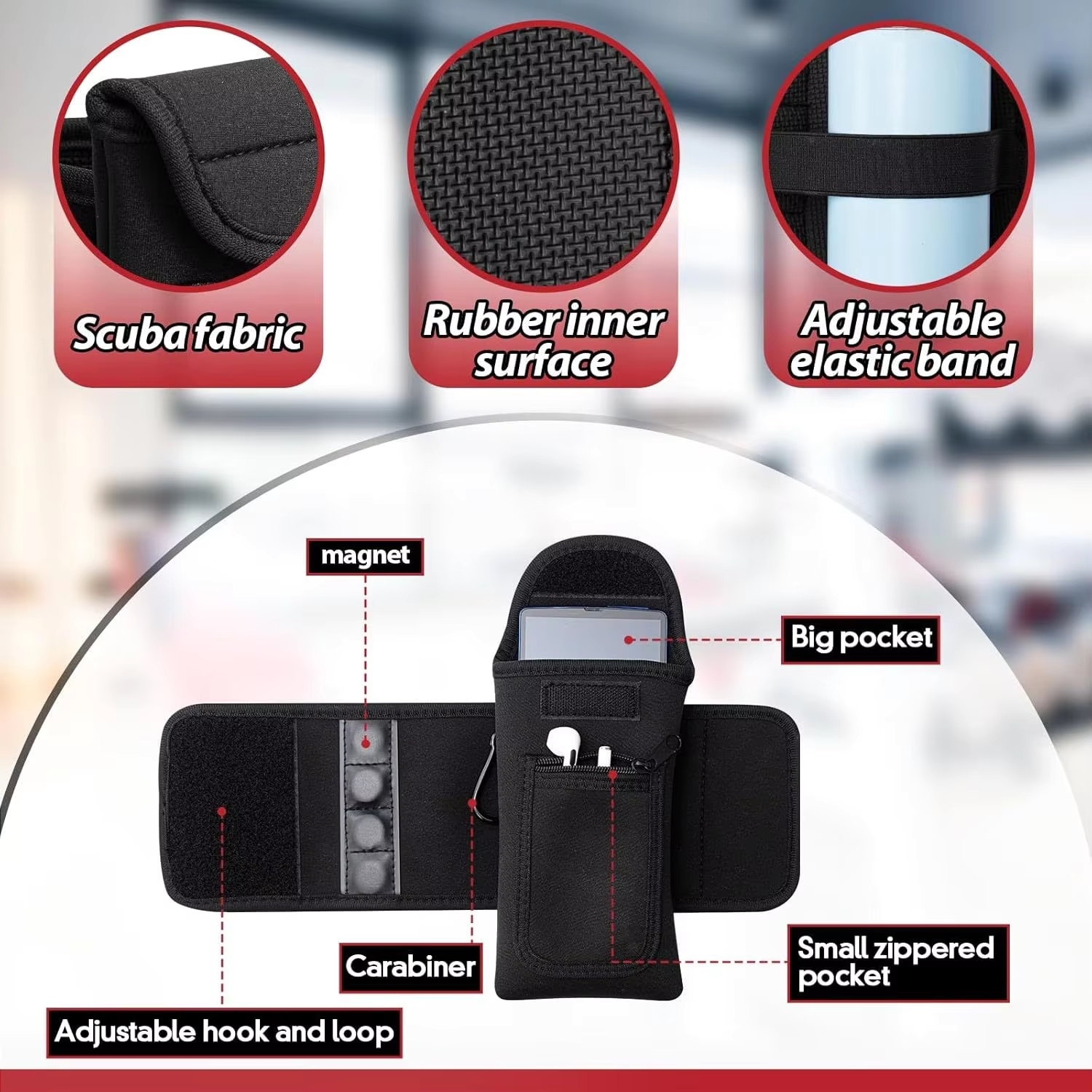 Waterproof Magnetic Gym Bag Fi - Sports Equipment Holder 리뷰 및 가격
