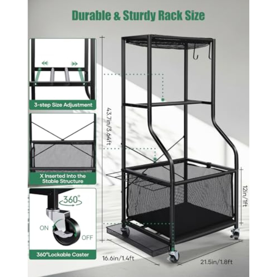 Sports Equipment Garage Organi - Sports Equipment Organizer 리뷰 및 가격