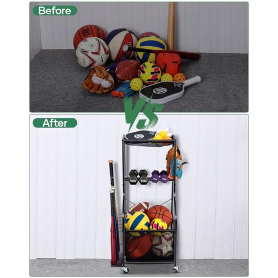 Sports Equipment Garage Organi - Sports Equipment Organizer 리뷰 및 가격