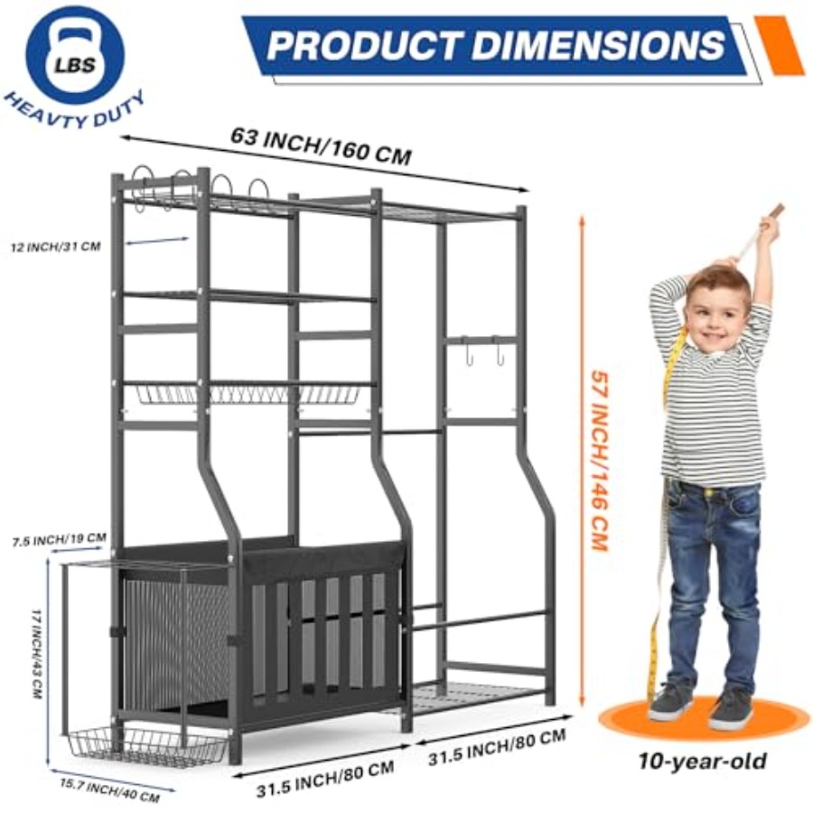 Heavy Duty Garage Sports Equip - Sports Equipment Holder 리뷰 및 가격